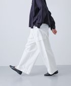 【かぐれ/kagure / URBAN RESEARCH】のユーティリティーイージーパンツ 人気、トレンドファッション・服の通販 founy(ファニー) ファッション Fashion レディースファッション Fashion for Women パンツ Pants & Trousers カットソー Cut and Sewn Top ストレート Straight, Straight Cut バランス Balance, Style Balance フロント Front, Front Design ポケット Pocket, Pocket Detail ロング Long, Long-Length ワイド Wide, Wide Fit ワーク Workwear, Utility Style S/S・春夏 SS, Spring/Summer, Warm Season 夏 Summer 2026年 2026 thumbnail オフホワイト|ID: prp329100004820265 ipo3291000000035026723