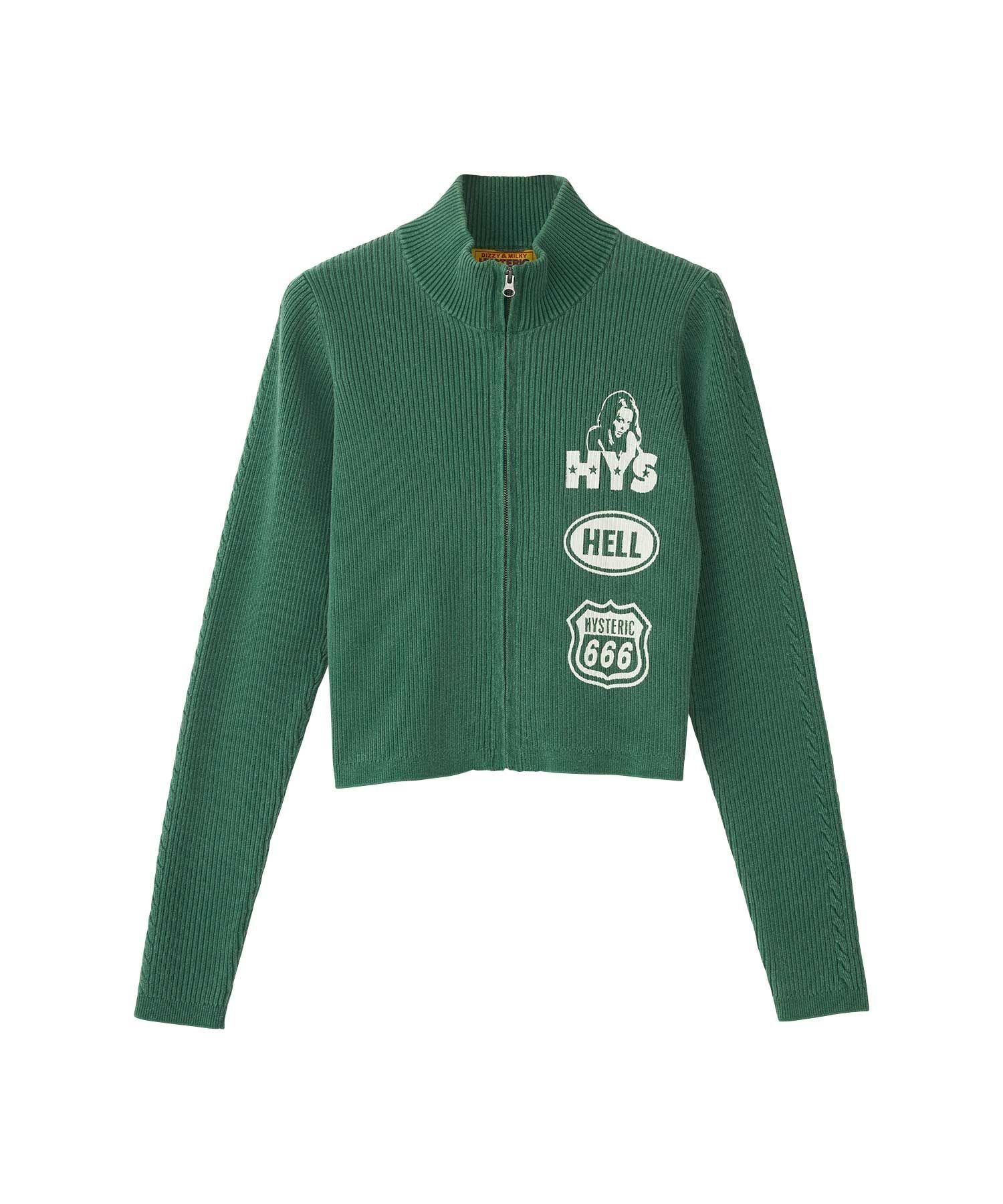 【ヒステリックグラマー/HYSTERIC GLAMOUR】のTHE NEW HYS ショート丈ジャージ インテリア・キッズ・メンズ・レディースファッション・服の通販 founy(ファニー) 　ファッション　Fashion　レディースファッション　Fashion for Women　おすすめ　Recommended / Our Picks　グラフィック　Graphic, Graphic Design　コンパクト　Compact, Small Size　ショート　Short, Short Length　スポーティ　Sporty, Casual Athletic　セットアップ　Set-Up, Coordinated Outfit　タイトスカート　Pencil Skirt, Tight Skirt　フロント　Front, Front Design　グリーン|ID: prp329100004820281 ipo3291000000035026903