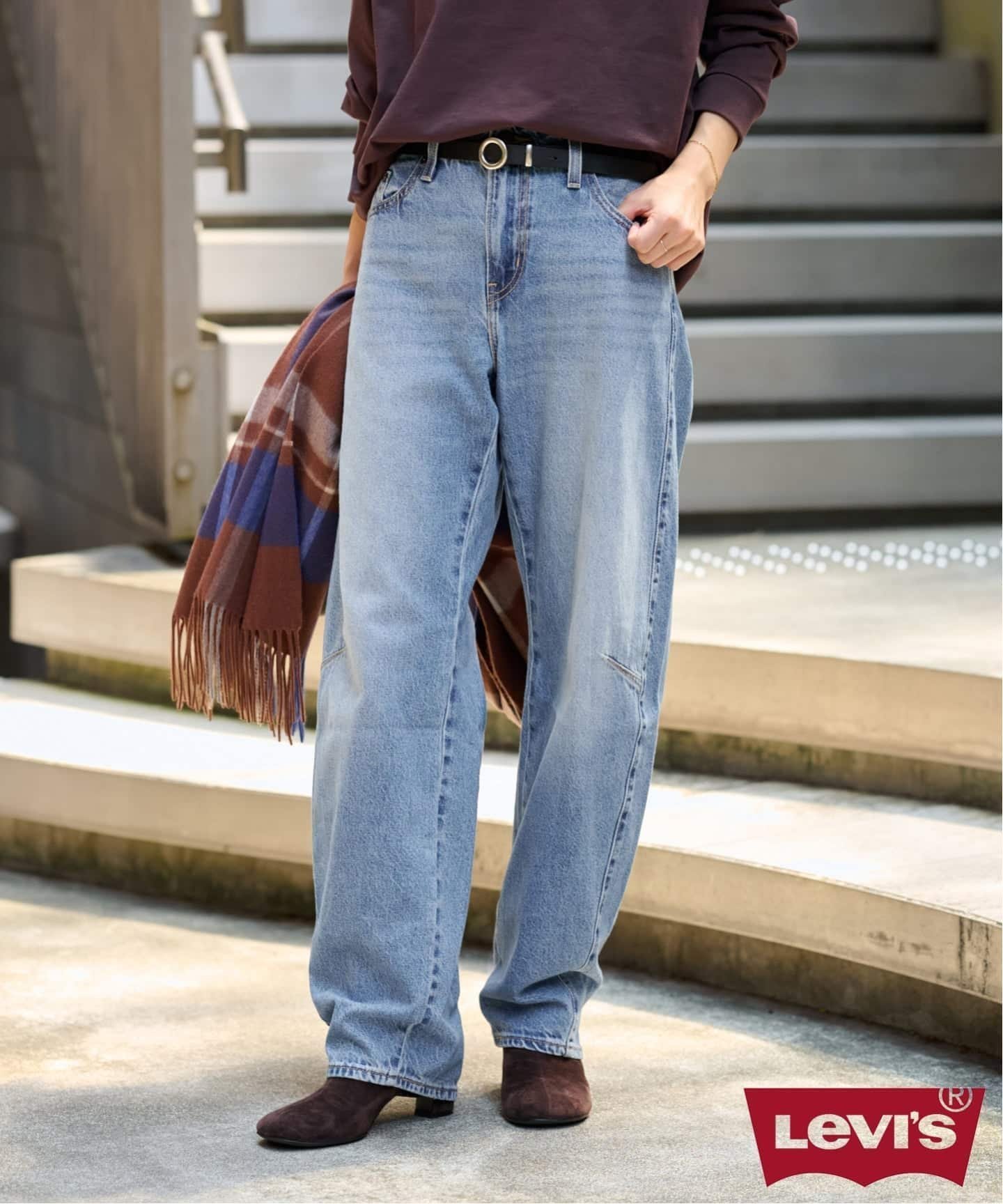 【ジャーナルスタンダード レリューム/JOURNAL STANDARD relume】の【LEVI S/リーバイス】BAGGY DAD BARREL デニムパンツ 人気、トレンドファッション・服の通販 founy(ファニー) 　ファッション　Fashion　レディースファッション　Fashion for Women　パンツ　Pants & Trousers　デニムパンツ・ジーンズ・美脚デニム　Denim Jeans & Pants　今季　This Season, Current Season　ジーンズ　Jeans, Denim Pants　デニム　Denim, Jeans Material　ワイド　Wide, Wide Fit　ワーク　Workwear, Utility Style　2025年　2025　2025-2026秋冬・A/W　Autumn/Winter 2025–26 AW25–26　 other-1|ID: prp329100004820290 ipo3291000000035026988