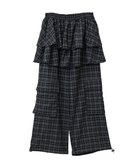 【キャンディストリッパー/Candy Stripper】のCHECK SKIRT PANTS 人気、トレンドファッション・服の通販 founy(ファニー) ファッション Fashion レディースファッション Fashion for Women スカート Skirts ガーリー Girly, Feminine Style チェック Check, Plaid, Tartan ティアードスカート Tiered Skirt, Flounced Skirt トレンド Trend, Trending Now ドローコード Drawcord, Drawstring Cord フラップ Flap, Flap Pocket ポケット Pocket, Pocket Detail ワイド Wide, Wide Fit thumbnail BLACK|ID: prp329100004820293 ipo3291000000035027016