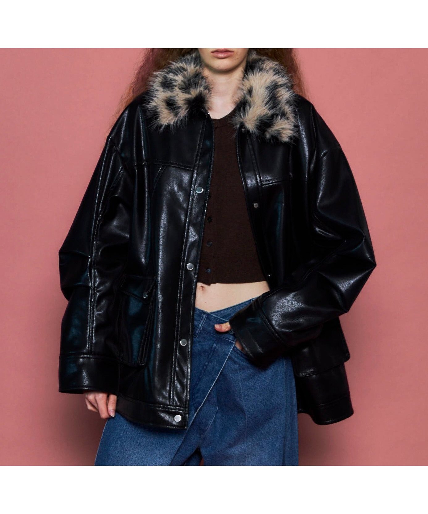 【メゾンスペシャル/MAISON SPECIAL】のFur Collar Vegan Leather Middle Blouson 人気、トレンドファッション・服の通販 founy(ファニー) ファッション Fashion レディースファッション Fashion for Women アウター Coat / Outerwear Collection ブルゾンジャケット・スポーティアウター Blouson Jackets アニマル Animal Print 今季 This Season, Current Season ジップ Zip, Zipper ジャケット Jacket, Outerwear スウェット / スエット Sweatshirt, Sweatwear トレンド Trend, Trending Now フェイクファー Faux Fur, Imitation Fur フラップ Flap, Flap Pocket フロント Front, Front Design ポケット Pocket, Pocket Detail 防寒 Cold Protection, Winter-Ready A/W・秋冬 Autumn/Winter おすすめ Recommended / Our Picks エレガント 上品 Elegant other-1|ID: prp329100004820302 ipo3291000000035027130
