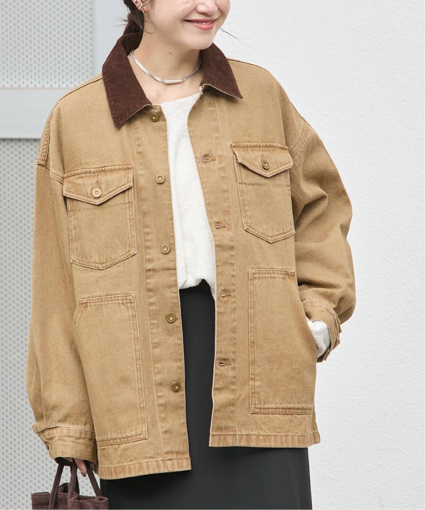 【ジャーナルスタンダード/JOURNAL STANDARD】の10OZデニム ブルゾン インテリア・キッズ・メンズ・レディースファッション・服の通販 founy(ファニー) 　ファッション　Fashion　レディースファッション　Fashion for Women　アウター　Coat / Outerwear Collection　ブルゾンジャケット・スポーティアウター　Blouson Jackets　ジャケット　Jacket, Outerwear　ダメージ　Distressed, Destroyed　デニム　Denim, Jeans Material　ブルゾン　Blouson, Bomber Jacket　ベージュ|ID: prp329100004820320 ipo3291000000035027340