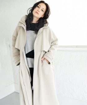 【オズモーシス/OSMOSIS】のライナー付フーデッドコート 人気、トレンドファッション・服の通販 founy(ファニー) ファッション Fashion レディースファッション Fashion for Women アウター Coat / Outerwear Collection コート・ロングコート・ピーコート Long Coats, Peacoats & More ギャザー Gathered, Ruffled スリーブ Sleeve, Long Sleeve / Short Sleeve フロント Front, Front Design ポケット Pocket, Pocket Detail ライナー Liner, Inner Layer 再入荷 Restock / Back in Stock A/W・秋冬 Autumn/Winter |ID:prp329100004820327