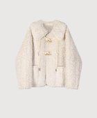 【ラ ポム プチ/LA POMME petit】のCute Faux Fur Toggle Coat 人気、トレンドファッション・服の通販 founy(ファニー) ファッション Fashion レディースファッション Fashion for Women アウター Coat / Outerwear Collection コート・ロングコート・ピーコート Long Coats, Peacoats & More ガーリー Girly, Feminine Style シンプル Simple, Minimal スウェット / スエット Sweatshirt, Sweatwear スニーカー Sneakers, Trainers ダウン Down, Puffer チェック Check, Plaid, Tartan デニム Denim, Jeans Material トレンド Trend, Trending Now バランス Balance, Style Balance フレア Flare, Flared プリーツ Pleats, Pleated ボトム Bottoms, Lower Wear マフラー Scarf, Muffler ミックス Mix, Mixed Style ロング Long, Long-Length A/W・秋冬 Autumn/Winter おすすめ Recommended / Our Picks thumbnail Ivory|ID: prp329100004820338 ipo3291000000035027540