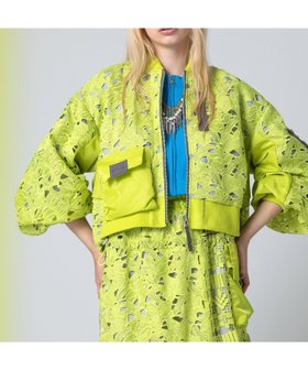 【アウラアイラ/AULA AILA】のLACE MA-1 BLOUSON 人気、トレンドファッション・服の通販 founy(ファニー) ファッション Fashion レディースファッション Fashion for Women アウター Coat / Outerwear Collection ブルゾンジャケット・スポーティアウター Blouson Jackets MA-1ジャケット MA-1 Bomber Jackets / Flight Jackets コクーン Cocoon, Cocoon Silhouette フラワー Flower, Floral ブルゾン Blouson, Bomber Jacket ポケット Pocket, Pocket Detail ミックス Mix, Mixed Style レース Lace, Lace Fabric |ID:prp329100004820346