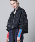 【アウラアイラ/AULA AILA】のLACE MA-1 BLOUSON 人気、トレンドファッション・服の通販 founy(ファニー) ファッション Fashion レディースファッション Fashion for Women アウター Coat / Outerwear Collection ブルゾンジャケット・スポーティアウター Blouson Jackets MA-1ジャケット MA-1 Bomber Jackets / Flight Jackets コクーン Cocoon, Cocoon Silhouette フラワー Flower, Floral ブルゾン Blouson, Bomber Jacket ポケット Pocket, Pocket Detail ミックス Mix, Mixed Style レース Lace, Lace Fabric thumbnail BLACK|ID: prp329100004820346 ipo3291000000035027605