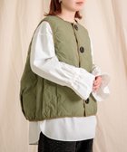 【ドミンゴ/DOMINGO】のNCポプリン(中綿)キルトココンジレ 人気、トレンドファッション・服の通販 founy(ファニー) ファッション Fashion レディースファッション Fashion for Women アウター Coat / Outerwear Collection トップス・カットソー Cut & Sew Tops ベスト&ジレ / 重ね着スタイル Vests & Gilets キルト Quilt, Quilted Fabric スウェット / スエット Sweatshirt, Sweatwear セーター Sweater, Knitwear タートル Turtleneck, Turtle Collar ベスト Vest, Waistcoat ポケット Pocket, Pocket Detail 冬 Winter / This Winter thumbnail オリーブ|ID: prp329100004820347 ipo3291000000035027616