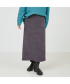 【アバハウスマヴィ/abahouse mavie】のフェイク(スエード レザー)ロングタイトスカート 人気、トレンドファッション・服の通販 founy(ファニー) ファッション Fashion レディースファッション Fashion for Women スカート Skirts コンパクト Compact, Small Size ストレッチ Stretch, Stretchy Fabric トレンド Trend, Trending Now フェイク Faux, Fake フェイクレザー Faux Leather, PU Leather 秋 Autumn ビジネス 仕事 通勤 Business / Work / Commuting thumbnail チャコールグレー|ID: prp329100004820362 ipo3291000000035027793