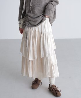 【フリーズマート/FREE'S MART】のシャイニーフリルティアードスカート 人気、トレンドファッション・服の通販 founy(ファニー) ファッション Fashion レディースファッション Fashion for Women スカート Skirts ティアードスカート Tiered Skirts おすすめ Recommended / Our Picks アシンメトリー Asymmetrical Style シャイニー Shiny, Glossy Finish ショート Short, Short Length ジャケット Jacket, Outerwear ティアードスカート Tiered Skirt, Flounced Skirt トレンド Trend, Trending Now バランス Balance, Style Balance フリル Frill, Ruffle フレア Flare, Flared ミドル Middle Length, Mid Height |ID:prp329100004820367