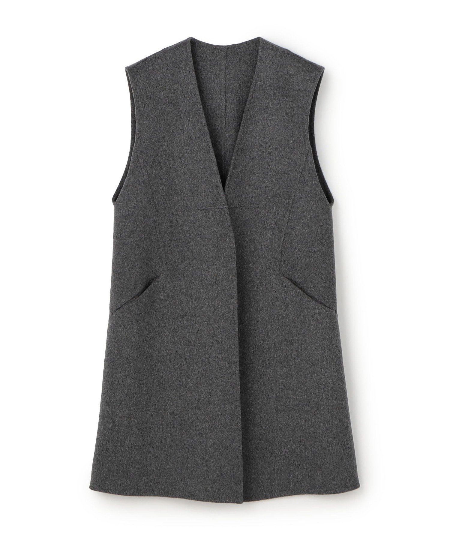 【トゥモローランド/TOMORROWLAND】のスーパーダブルフェイス Vカラージレ 人気、トレンドファッション・服の通販 founy(ファニー) 　ファッション　Fashion　レディースファッション　Fashion for Women　アウター　Coat / Outerwear Collection　トップス・カットソー　Cut & Sew Tops　ベスト&ジレ / 重ね着スタイル　Vests & Gilets　エレガント 上品　Elegant　スタイリッシュ　Stylish, Fashionable　ダブル　Double, Double-Breasted　フェイス　Face, Facial Design　プレーン　Plain, Simple　 other-1|ID: prp329100004820370 ipo3291000000035027868