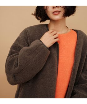 【エルーラ/Elura】のライトボアブルゾン/607994 人気、トレンドファッション・服の通販 founy(ファニー) ファッション Fashion レディースファッション Fashion for Women アウター Coat / Outerwear Collection ブルゾンジャケット・スポーティアウター Blouson Jackets インナー Innerwear クール Cool, Chic 軽量 Lightweight, Ultra Light パイピング Piping, Trim Design フォルム Silhouette, Form エレガント 上品 Elegant |ID:prp329100004820377