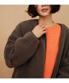 【エルーラ/Elura】のライトボアブルゾン/607994 ダークブラウン58|ID: prp329100004820377 ipo3291000000035027963