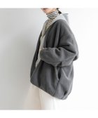 【エルーラ/Elura】のライトボアブルゾン/607994 チャコール18|ID: prp329100004820377 ipo3291000000035027965