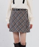 【アルシーヴ/archives】のベルト付きチェックアソート台形ミニSK 人気、トレンドファッション・服の通販 founy(ファニー) ファッション Fashion レディースファッション Fashion for Women スカート Skirts ベルト&ウエストマーク Belts & Waist Accessories ショート Short, Short Length シンプル Simple, Minimal チェック Check, Plaid, Tartan バランス Balance, Style Balance ミニスカート Mini Skirt, Short Skirt エレガント 上品 Elegant 台形 A-Line, Trapezoid Shape thumbnail GRAY|ID: prp329100004820394 ipo3291000000035028100
