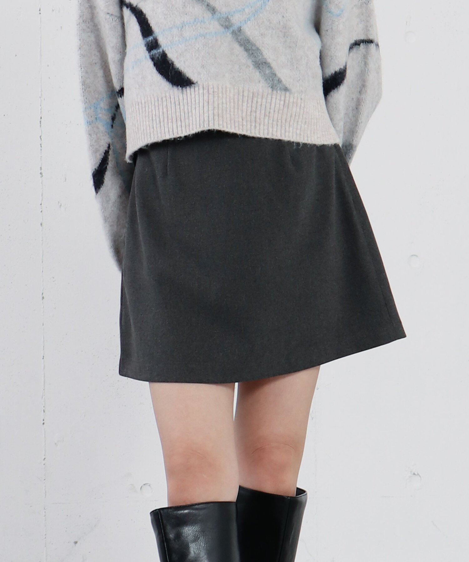 【アルシーヴ/archives】のベルト付きチェックアソート台形ミニSK インテリア・キッズ・メンズ・レディースファッション・服の通販 founy(ファニー) 　ファッション　Fashion　レディースファッション　Fashion for Women　スカート　Skirts　ベルト&ウエストマーク　Belts & Waist Accessories　ショート　Short, Short Length　シンプル　Simple, Minimal　チェック　Check, Plaid, Tartan　バランス　Balance, Style Balance　ミニスカート　Mini Skirt, Short Skirt　エレガント 上品　Elegant　台形　A-Line, Trapezoid Shape　CHARCOAL GRAY|ID: prp329100004820394 ipo3291000000035028102