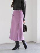 【テチチ/Te chichi】のメルトンジャージートラペーズスカート 人気、トレンドファッション・服の通販 founy(ファニー) ファッション Fashion レディースファッション Fashion for Women スカート Skirts スウェット / スエット Sweatshirt, Sweatwear ストレッチ Stretch, Stretchy Fabric フラップ Flap, Flap Pocket メルトン Melton, Heavy Wool ラップ Wrap, Wrap Design エレガント 上品 Elegant A/W・秋冬 Autumn/Winter thumbnail パープル|ID: prp329100004820396 ipo3291000000035028113