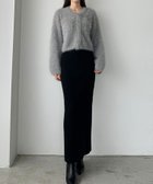 【ジュノア/JUNOAH】のLouere タイトニットスカート 人気、トレンドファッション・服の通販 founy(ファニー) ファッション Fashion レディースファッション Fashion for Women スカート Skirts thumbnail ブラック|ID: prp329100004820398 ipo3291000000035028143