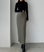 【ジュノア/JUNOAH】のLouere タイトニットスカート 人気、トレンドファッション・服の通販 founy(ファニー) ファッション Fashion レディースファッション Fashion for Women スカート Skirts thumbnail チャコール|ID: prp329100004820398 ipo3291000000035028145