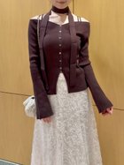 【スナイデル/SNIDEL】のタイ付きニットプルオーバー 人気、トレンドファッション・服の通販 founy(ファニー) ファッション Fashion レディースファッション Fashion for Women トップス・カットソー Cut & Sew Tops ニット Knit Tops & Sweaters カジュアルプルオーバー・ニットトップス Pullovers & Knit Tops / Casual Pullovers ウェーブ Wavy Pattern ストレート Straight, Straight Cut スマート Smart, Elegant スリット Slit, Slit Detail スリーブ Sleeve, Long Sleeve / Short Sleeve セットアップ Set-Up, Coordinated Outfit デコルテ Décolleté, Neckline ビスチェ Bustier, Corset Top フィット Fit, Slim Fit フロント Front, Front Design ラップ Wrap, Wrap Design おすすめ Recommended / Our Picks エレガント 上品 Elegant thumbnail BRW[058]|ID: prp329100004820402 ipo3291000000035028170