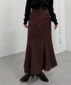 【アルシーヴ/archives】のツイードマーメイドスカート 人気、トレンドファッション・服の通販 founy(ファニー) ファッション Fashion レディースファッション Fashion for Women スカート Skirts おすすめ Recommended / Our Picks コンパクト Compact, Small Size シンプル Simple, Minimal ツイード Twill, Twill Weave フリンジ Fringe, Tassel マーメイド Mermaid, Fishtail Silhouette リブニット Rib Knit, Ribbed Knit 冬 Winter / This Winter thumbnail BROWN|ID: prp329100004820408 ipo3291000000035028263