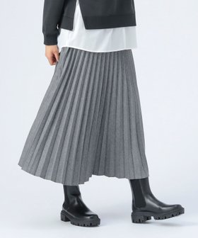 【ビームス ハート/BEAMS HEART】のウールライク プリーツスカート 人気、トレンドファッション・服の通販 founy(ファニー) ファッション Fashion レディースファッション Fashion for Women スカート Skirts プリーツスカート / 上品フェミニンスタイル Pleated Skirts なめらか Smooth, Silky Texture カットソー Cut and Sewn Top カーディガン Cardigan, Knitwear ショート Short, Short Length シンプル Simple, Minimal スウェット / スエット Sweatshirt, Sweatwear バランス Balance, Style Balance プリーツ Pleats, Pleated リラックス Relax, Relaxed Fit エレガント 上品 Elegant |ID:prp329100004820409