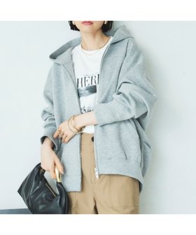 【ドゥ アルシーヴ/Doux archives】のW ZIP ボンディングBIGパーカー 人気、トレンドファッション・服の通販 founy(ファニー) ファッション Fashion レディースファッション Fashion for Women トップス・カットソー Cut & Sew Tops レディースパーカー・カジュアルフーディー Casual Hoodies & Sweatshirts 人気 Popular, Best Seller パーカー Hoodie, Parka ベーシック Basic, Essential ボンディング Bonding, Bonded Fabric |ID:prp329100004820411