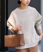 【フレームワーク/FRAMeWORK】のYAKMixスエットオーバートップス 人気、トレンドファッション・服の通販 founy(ファニー) ファッション Fashion レディースファッション Fashion for Women トップス・カットソー Cut & Sew Tops バランス Balance, Style Balance ボトム Bottoms, Lower Wear リラックス Relax, Relaxed Fit エレガント 上品 Elegant 冬 Winter / This Winter thumbnail ベージュ|ID: prp329100004820439 ipo3291000000035028534