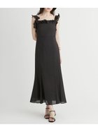 【セルフォード/CELFORD】のペタルフリルキャミワンピース 人気、トレンドファッション・服の通販 founy(ファニー) ファッション Fashion レディースファッション Fashion for Women ワンピース Dresses キャミソールワンピース Camisole Dresses スマート Smart, Elegant フィット Fit, Slim Fit フリル Frill, Ruffle リボン Ribbon, Bow thumbnail BLK[009]|ID: prp329100004820445 ipo3291000000035028611