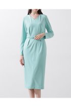 【ピンキーアンドダイアン/Pinky&Dianne】のシャーリングベルトVネックワンピース 人気、トレンドファッション・服の通販 founy(ファニー) ファッション Fashion レディースファッション Fashion for Women ワンピース Dresses ベルト&ウエストマーク Belts & Waist Accessories なめらか Smooth, Silky Texture シャーリング Shirring, Ruched スタンダード Standard, Basic ストレッチ Stretch, Stretchy Fabric エレガント 上品 Elegant thumbnail ライトグリーン|ID: prp329100004820451 ipo3291000000035028682