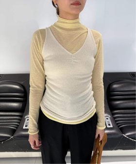 【エディット フォー ルル/edit.for LuLu】のカシミヤキャミソール 人気、トレンドファッション・服の通販 founy(ファニー) ファッション Fashion レディースファッション Fashion for Women トップス・カットソー Cut & Sew Tops キャミソール&ノースリーブ Camisoles & Sleeveless Tops カーディガン Cardigan, Knitwear キャミソール Camisole, Spaghetti Strap Top ギャザー Gathered, Ruffled 今季 This Season, Current Season スマート Smart, Elegant セットアップ Set-Up, Coordinated Outfit フィット Fit, Slim Fit フェミニン Feminine, Girly マフラー Scarf, Muffler ラップ Wrap, Wrap Design 再入荷 Restock / Back in Stock おすすめ Recommended / Our Picks 2025年 2025 2025-2026秋冬・A/W Autumn/Winter 2025–26 AW25–26 |ID:prp329100004820497