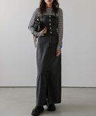 【ラジュール/Lajour】のナローデニムワンピース 人気、トレンドファッション・服の通販 founy(ファニー) ファッション Fashion レディースファッション Fashion for Women ワンピース Dresses ウォッシュ Washed Finish スリット Slit, Slit Detail タンク Tank Top, Sleeveless Top デニム Denim, Jeans Material フロント Front, Front Design ポケット Pocket, Pocket Detail ラップ Wrap, Wrap Design 夏 Summer 秋 Autumn thumbnail ウォッシュブラック|ID: prp329100004820499 ipo3291000000035029187