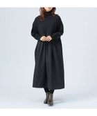 【ビームス ハート/BEAMS HEART】のタートルネック ニット * 異素材 ワンピース 人気、トレンドファッション・服の通販 founy(ファニー) ファッション Fashion レディースファッション Fashion for Women ワンピース Dresses ショート Short, Short Length スリット Slit, Slit Detail タートルネック Turtleneck, High Neck ドッキング Docking, Mixed Material ブロード Broadcloth, Fine Cotton thumbnail BLACK|ID: prp329100004820501 ipo3291000000035029234