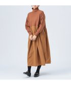 【ビームス ハート/BEAMS HEART】のタートルネック ニット * 異素材 ワンピース 人気、トレンドファッション・服の通販 founy(ファニー) ファッション Fashion レディースファッション Fashion for Women ワンピース Dresses ショート Short, Short Length スリット Slit, Slit Detail タートルネック Turtleneck, High Neck ドッキング Docking, Mixed Material ブロード Broadcloth, Fine Cotton thumbnail CAMEL|ID: prp329100004820501 ipo3291000000035029235