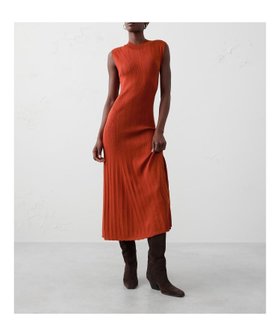 【バナナリパブリック ファクトリーストア/BANANA REPUBLIC FACTORY STORE】のBANANA REPUBLIC FACTORY STORE リブニット マキシワンピース 人気、トレンドファッション・服の通販 founy(ファニー) ファッション Fashion レディースファッション Fashion for Women ワンピース Dresses マキシ丈ワンピース・ロングドレス Maxi Dresses / Long One-Pieces ノースリーブ Sleeveless, No-Sleeve マキシ Maxi, Full Length リブニット Rib Knit, Ribbed Knit |ID:prp329100004820503