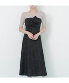 【ジルバイジルスチュアート/JILL by JILLSTUART】のドッキングワンピース 人気、トレンドファッション・服の通販 founy(ファニー) ファッション Fashion レディースファッション Fashion for Women ワンピース Dresses スマート Smart, Elegant ツイード Twill, Twill Weave ドッキング Docking, Mixed Material フィット Fit, Slim Fit フレア Flare, Flared フロント Front, Front Design リボン Ribbon, Bow エレガント 上品 Elegant thumbnail ブラック|ID: prp329100004820508 ipo3291000000035029301