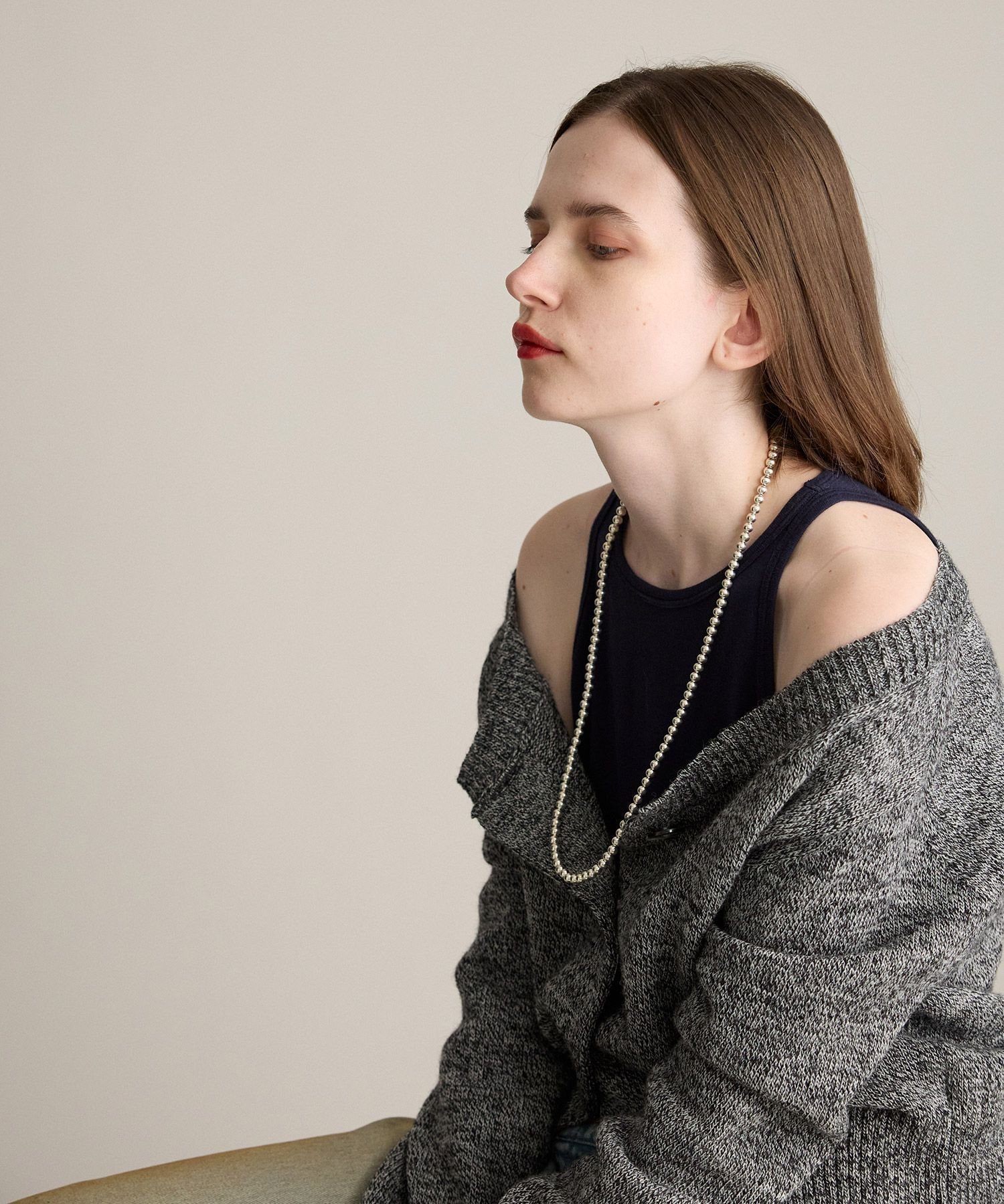 【ブリル/BRILL】のメランジドロップカーディガン 人気、トレンドファッション・服の通販 founy(ファニー) 　ファッション　Fashion　レディースファッション　Fashion for Women　トップス・カットソー　Cut & Sew Tops　カーディガン・羽織り　Layered Style Cardigans　おすすめ　Recommended / Our Picks　カーディガン　Cardigan, Knitwear　 other-1|ID: prp329100004820516 ipo3291000000035029377