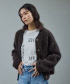 【サロン アダム エ ロペ/SALON adam et rope'】のプードルニットクルーネックカーディガン 人気、トレンドファッション・服の通販 founy(ファニー) ファッション Fashion レディースファッション Fashion for Women トップス・カットソー Cut & Sew Tops ニット Knit Tops & Sweaters カーディガン・羽織り Layered Style Cardigans コンパクト Compact, Small Size シルバー Silver, Metallic Silver ジャケット Jacket, Outerwear デニム Denim, Jeans Material トリミング Trimming, Decorative Edge ポケット Pocket, Pocket Detail メタル Metal, Metal Parts ワイド Wide, Wide Fit エレガント 上品 Elegant A/W・秋冬 Autumn/Winter thumbnail ダークブラウン(20)|ID: prp329100004820522 ipo3291000000035029427