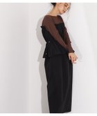 【エヌ ナチュラルビューティーベーシック/N.Natural Beauty basic】のドロストコードドッキングワンピース長袖 人気、トレンドファッション・服の通販 founy(ファニー) ファッション Fashion レディースファッション Fashion for Women ワンピース Dresses おすすめ Recommended / Our Picks ジャケット Jacket, Outerwear スリット Slit, Slit Detail センター Center, Center Line タフタ Taffeta, Structured Fabric ドッキング Docking, Mixed Material ドローコード Drawcord, Drawstring Cord 長袖 Long Sleeve, Full Sleeve thumbnail ブラック|ID: prp329100004820530 ipo3291000000035029527