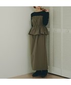 【エヌ ナチュラルビューティーベーシック/N.Natural Beauty basic】のドロストコードドッキングワンピース長袖 人気、トレンドファッション・服の通販 founy(ファニー) ファッション Fashion レディースファッション Fashion for Women ワンピース Dresses おすすめ Recommended / Our Picks ジャケット Jacket, Outerwear スリット Slit, Slit Detail センター Center, Center Line タフタ Taffeta, Structured Fabric ドッキング Docking, Mixed Material ドローコード Drawcord, Drawstring Cord 長袖 Long Sleeve, Full Sleeve thumbnail カーキ|ID: prp329100004820530 ipo3291000000035029528