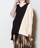 【オズモーシス/OSMOSIS】の切替ニットプルオーバー 人気、トレンドファッション・服の通販 founy(ファニー) ファッション Fashion レディースファッション Fashion for Women トップス・カットソー Cut & Sew Tops ニット Knit Tops & Sweaters カジュアルプルオーバー・ニットトップス Pullovers & Knit Tops / Casual Pullovers 再入荷 Restock / Back in Stock 切替 Switching, Contrast Panel A/W・秋冬 Autumn/Winter thumbnail BLACK|ID: prp329100004820537 ipo3291000000035029594