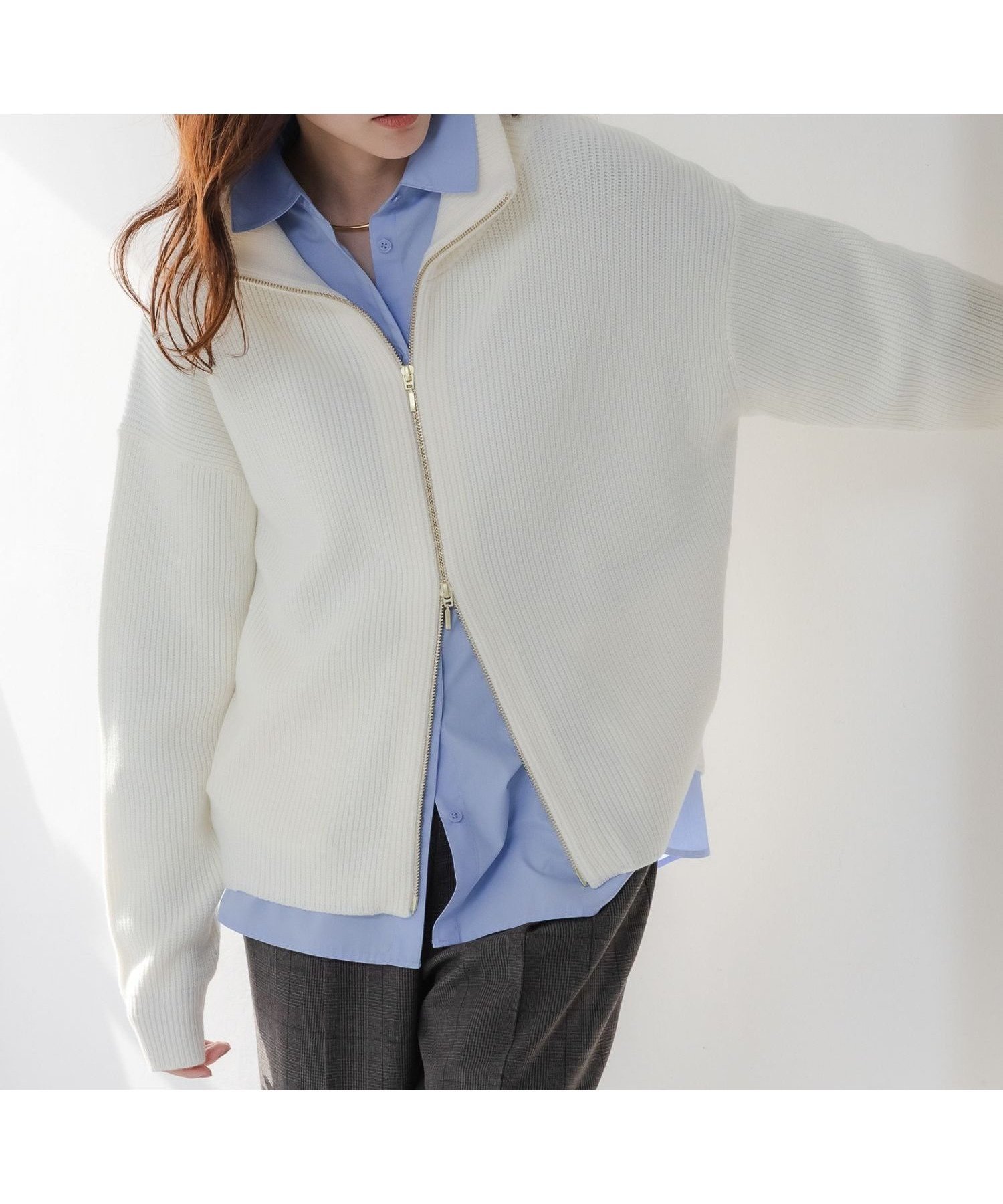 【エルーラ/Elura】のWEB限定カラーあり 毛玉しらずジップカーディガン/571789 人気、トレンドファッション・服の通販 founy(ファニー) 　ファッション　Fashion　レディースファッション　Fashion for Women　トップス・カットソー　Cut & Sew Tops　カーディガン・羽織り　Layered Style Cardigans　おすすめ　Recommended / Our Picks　スニーカー　Sneakers, Trainers　スラックス　Slacks, Dress Pants　デニム　Denim, Jeans Material　ハイネック　High Neck, Mock Neck　ポケット　Pocket, Pocket Detail　人気　Popular, Best Seller　ビジネス 仕事 通勤　Business / Work / Commuting　 other-1|ID: prp329100004820541 ipo3291000000035029657