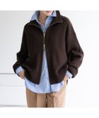 【エルーラ/Elura】のWEB限定カラーあり 毛玉しらずジップカーディガン/571789 人気、トレンドファッション・服の通販 founy(ファニー) ファッション Fashion レディースファッション Fashion for Women トップス・カットソー Cut & Sew Tops カーディガン・羽織り Layered Style Cardigans おすすめ Recommended / Our Picks スニーカー Sneakers, Trainers スラックス Slacks, Dress Pants デニム Denim, Jeans Material ハイネック High Neck, Mock Neck ポケット Pocket, Pocket Detail 人気 Popular, Best Seller ビジネス 仕事 通勤 Business / Work / Commuting thumbnail ダークブラウン58|ID: prp329100004820541 ipo3291000000035029664