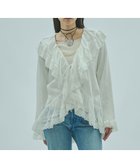 【ローズバッド/ROSE BUD】のmag.by c/FRILL COLLAR BLOUSE 人気、トレンドファッション・服の通販 founy(ファニー) ファッション Fashion レディースファッション Fashion for Women シンプル Simple, Minimal ストライプ Stripe, Striped Pattern セットアップ Set-Up, Coordinated Outfit デニム Denim, Jeans Material バランス Balance, Style Balance ビッグ Big, Oversized フリル Frill, Ruffle リラックス Relax, Relaxed Fit ロマンティック Romantic, Feminine Style おすすめ Recommended / Our Picks thumbnail WHITE|ID: prp329100004820550 ipo3291000000035029804