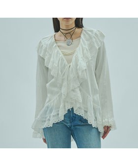 【ローズバッド/ROSE BUD】のFRILL COLLAR BLOUSE 人気、トレンドファッション・服の通販 founy(ファニー) ファッション Fashion レディースファッション Fashion for Women シンプル Simple, Minimal ストライプ Stripe, Striped Pattern セットアップ Set-Up, Coordinated Outfit デニム Denim, Jeans Material バランス Balance, Style Balance ビッグ Big, Oversized フリル Frill, Ruffle リラックス Relax, Relaxed Fit ロマンティック Romantic, Feminine Style 再入荷 Restock / Back in Stock おすすめ Recommended / Our Picks |ID:prp329100004820550