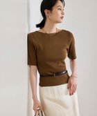 【ロペ/ROPE'】の【洗える】テレコ5分袖ニットプルオーバー 人気、トレンドファッション・服の通販 founy(ファニー) ファッション Fashion レディースファッション Fashion for Women トップス・カットソー Cut & Sew Tops ニット Knit Tops & Sweaters カジュアルプルオーバー・ニットトップス Pullovers & Knit Tops / Casual Pullovers インナー Innerwear 洗える Machine Washable カットソー Cut and Sewn Top カーディガン Cardigan, Knitwear ジャケット Jacket, Outerwear スラックス Slacks, Dress Pants ダメージ Distressed, Destroyed テレコ Ribbed, Rib Stitch フィット Fit, Slim Fit プリント Print, Printed Pattern ボトム Bottoms, Lower Wear ポケット Pocket, Pocket Detail ロング Long, Long-Length おすすめ Recommended / Our Picks エレガント 上品 Elegant thumbnail ブラウン(22)|ID: prp329100004820558 ipo3291000000035029925