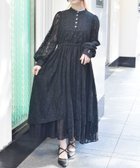 【アクシーズファム/axes femme】のイレヘム総レースワンピース 人気、トレンドファッション・服の通販 founy(ファニー) ファッション Fashion レディースファッション Fashion for Women ワンピース Dresses おすすめ Recommended / Our Picks イレヘム Irregular Hemline チェック Check, Plaid, Tartan ドッキング Docking, Mixed Material バランス Balance, Style Balance レース Lace, Lace Fabric 春 Spring 無地 Plain, Solid Color thumbnail 黒|ID: prp329100004820570 ipo3291000000035030056