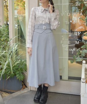 【アクシーズファム/axes femme】のハイウエストドッキングワンピース 人気、トレンドファッション・服の通販 founy(ファニー) ファッション Fashion レディースファッション Fashion for Women ワンピース Dresses イレギュラーヘム Irregular Hem クラシカル Classical, Vintage-Inspired ドレス Dress, One-Piece ブロッキング Color Blocking, Panel Design レース Lace, Lace Fabric エレガント 上品 Elegant 切替 Switching, Contrast Panel |ID:prp329100004820572