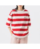 【ビームス ウイメン/BEAMS】の【WEB限定】【別注】LACOSTE / ボーダー ショートスリーブ Tシャツ 人気、トレンドファッション・服の通販 founy(ファニー) ファッション Fashion レディースファッション Fashion for Women トップス・カットソー Cut & Sew Tops シャツ・ブラウス・オフィスカジュアル Elegant Blouses & Button-Ups ロングTシャツ・Tシャツ Longline T-Shirts & Tees ショート Short, Short Length スポーツ Sports, Activewear スラックス Slacks, Dress Pants スリーブ Sleeve, Long Sleeve / Short Sleeve デニム Denim, Jeans Material トレンド Trend, Trending Now 定番 Standard, Basic Item 人気 Popular, Best Seller フランス France, French フレア Flare, Flared ボーダー Border, Stripe ポロシャツ Polo Shirt, Collared Tee 別注 Limited Edition, Custom Order 半袖 Short Sleeve, Half Sleeve モダン Modern, Contemporary リラックス Relax, Relaxed Fit ルーズ Loose, Oversized A/W・秋冬 Autumn/Winter thumbnail RED|ID: prp329100004820573 ipo3291000000035030097