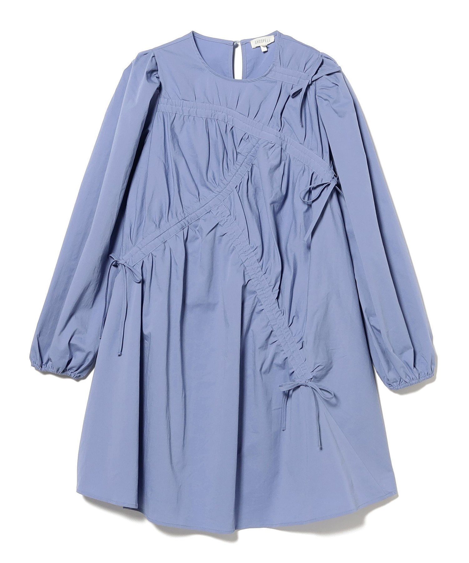 【ビームス ウイメン/BEAMS】のGHOSPELL / Heloisa Mini Dress 人気、トレンドファッション・服の通販 founy(ファニー) 　ファッション　Fashion　レディースファッション　Fashion for Women　ワンピース　Dresses　フォーマル・パーティードレス・結婚式用ドレス　Elegant & Casual Dresses　アイビー　Ivy Pattern　ギャザー　Gathered, Ruffled　スニーカー　Sneakers, Trainers　スリム　Slim, Slim Fit　チュニック　Tunic, Long Top　デニム　Denim, Jeans Material　ドレス　Dress, One-Piece　ドローストリング　Drawstring, Pull Cord　バランス　Balance, Style Balance　ボヘミアン　Bohemian, Ethnic Style　リラックス　Relax, Relaxed Fit　ロンドン　London Style, British Inspired　おすすめ　Recommended / Our Picks　 other-1|ID: prp329100004820574 ipo3291000000035030105