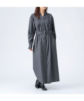 【ビームス ハート/BEAMS HEART】のベルト付き タック ワンピース 人気、トレンドファッション・服の通販 founy(ファニー) ファッション Fashion レディースファッション Fashion for Women ワンピース Dresses ベルト&ウエストマーク Belts & Waist Accessories スーツ Suit, Formalwear マニッシュ Mannish, Boyish ロング Long, Long-Length |ID:prp329100004820575